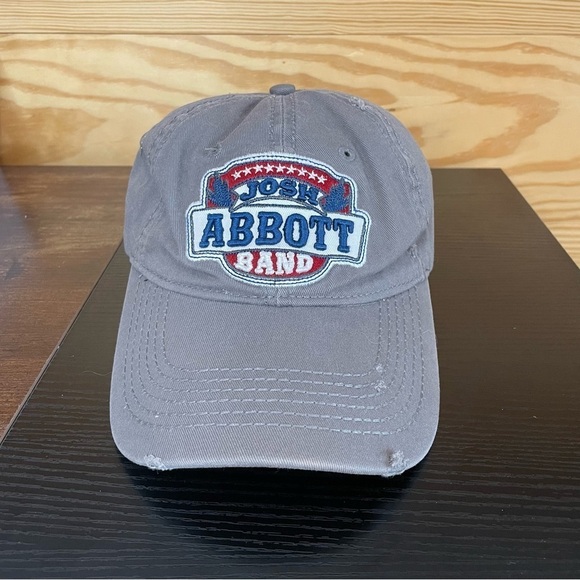 Josh Abbott Band Graphic Logo Country Music Grey Baseball Cap Hat - Picture 1 of 7